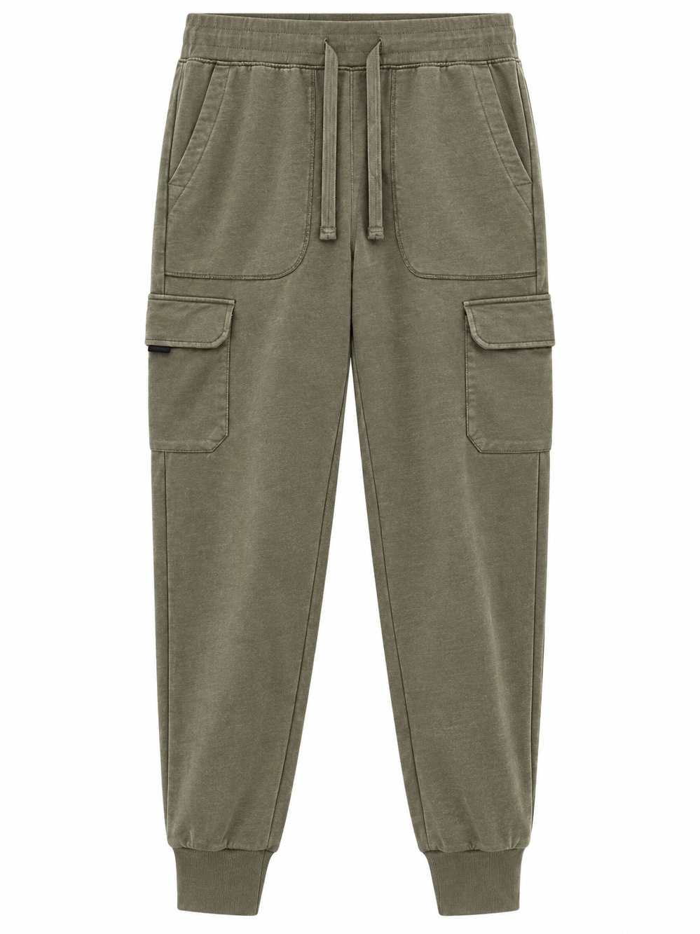 Russell Men’s S 28-30 Olive Green Cargo Jogger Sweatpants Training Fit